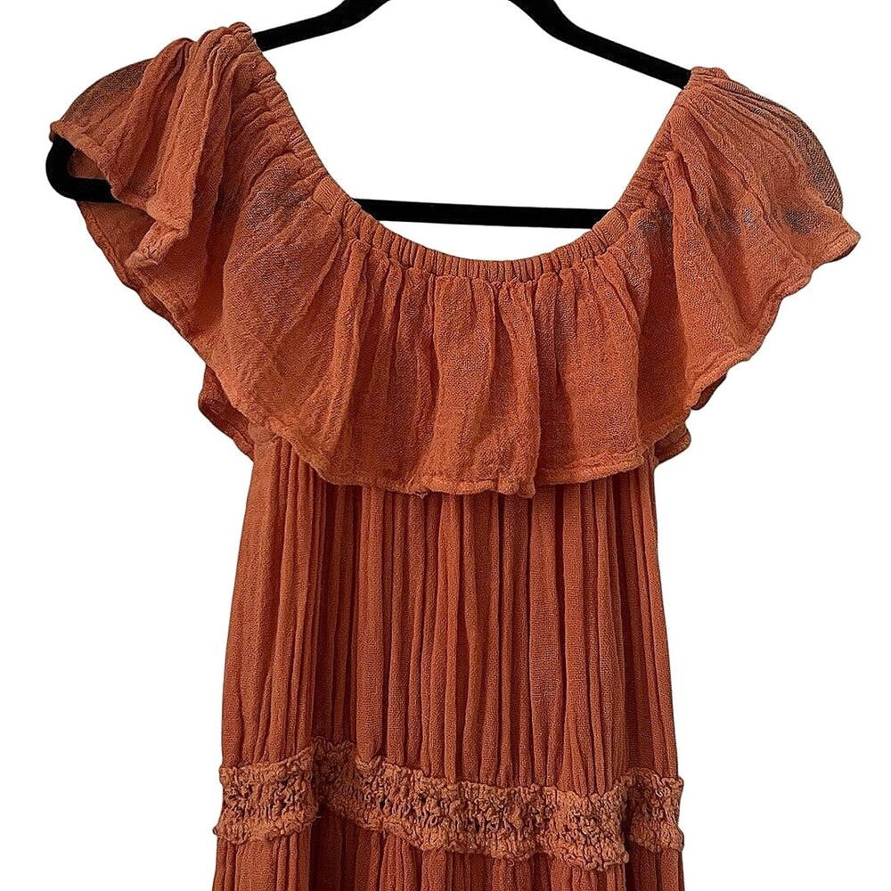 Jen’s Pirate Booty Ozone Gauzy Maxi Dress Size M/L - Picture 4 of 13